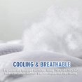 thumbnail image 3 of MATBEBY Bedding Quilted Fitted Queen Mattress Pad Cooling Breathable Fluffy Soft Mattress Pad Stretches up to 21 Inch Deep, Queen Size, White, Mattress Topper Mattress Protector, 3 of 4
