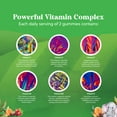 thumbnail image 5 of Natures Craft Organic Kids Multivitamin Gummies for Immune Support, Assorted Fruit Flavor, 90 Ct, 5 of 10