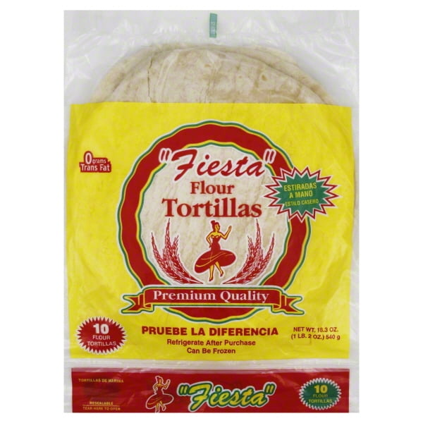 Fiesta Mexican Foods Fiesta Tortillas, 10 ea