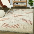 thumbnail image 5 of Carson Carrington  Taxinge Shag Area Rug White/Orange 2'2" x 7' Runner 6' Runner, 8' Runner Off-White, 5 of 5