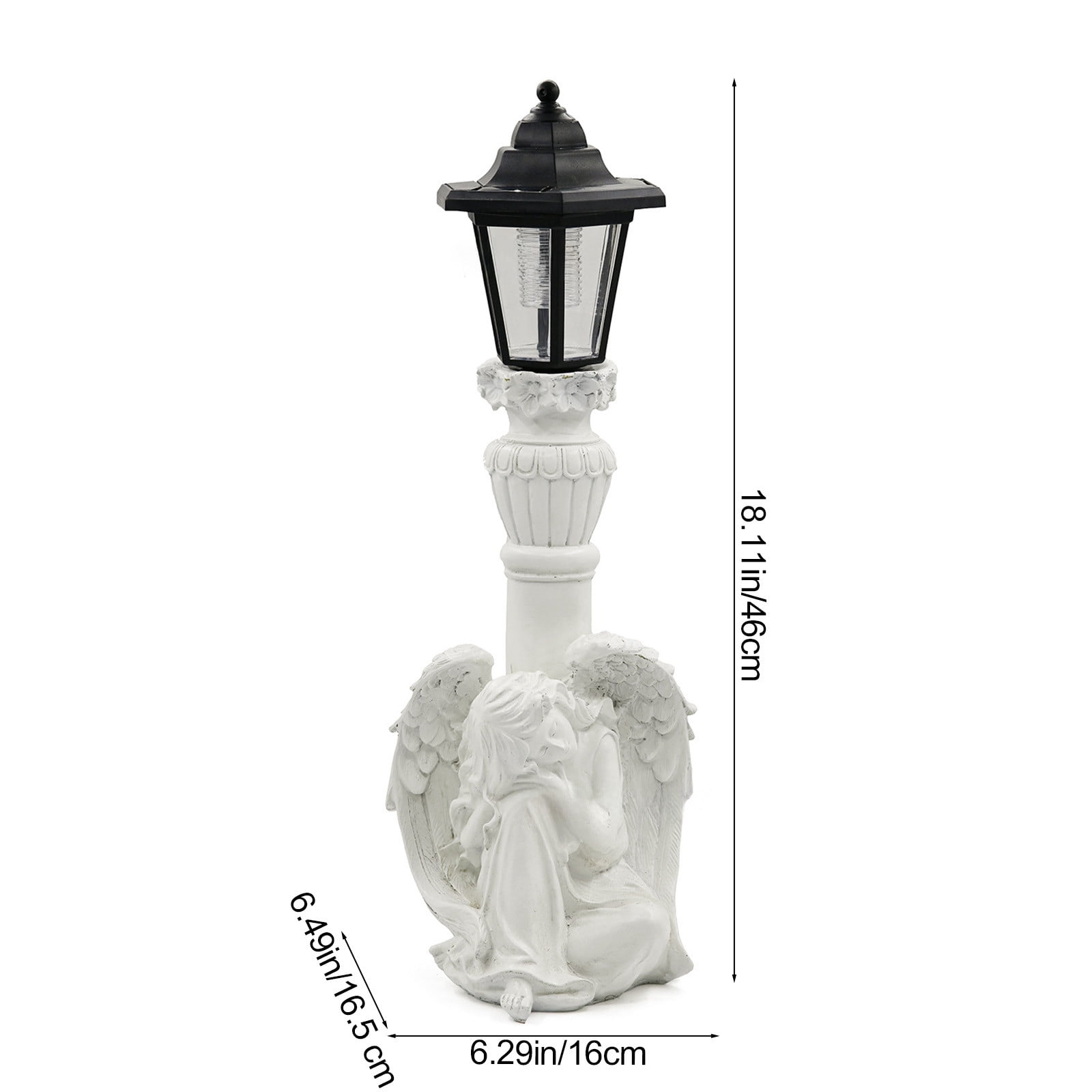 CCMAOLU Solar Garden Angel Statues for Memorial Decor,Perfect for Outside Lawn,Yard,or Patio,Art Sculpture for Balcony and Garden Decor,Thoughtful Gifts for Mom or Women Who Garden.