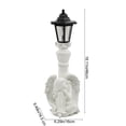 thumbnail image 3 of COM1950s Solar Garden Statue, Resin Roman Column Angel Lamp for Outdoor Decor, Solar Powered Hexagon Light for Yard Patio, Rustic Faith Based Religious Gift for Women, 3 of 7