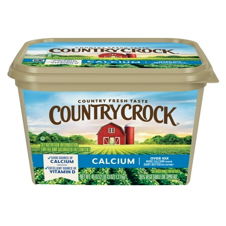 Country Crock Calcium Buttery Spread Tub, 45 oz