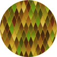 thumbnail image 1 of Ahgly Tapis Rond Lavable en Machine Intérieur Transitionnel Brun Bronze Foncé, 4 Pieds Rond, 1 of 7