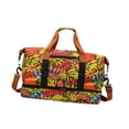 thumbnail image 4 of Bolsa de viaje con cierre de cremallera, impermeable, ligera, versátil y práctica. Naranja, 4 of 9