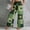 Light Green, variant on Womens Linen Pants St. Patrick Printed Casual High Waisted Baggy Pants Comfy Pants St Day Bottoms Light Green