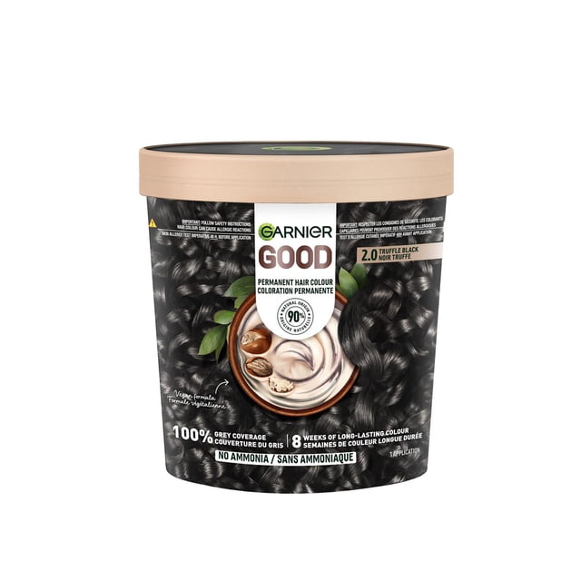 Garnier GOOD, Permanent Hair Dye, 100% Grey Coverage, No Ammonia, 1 unit