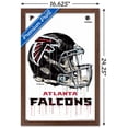 thumbnail image 3 of NFL Atlanta Falcons - Drip Helmet 20 Wall Poster, 14.725" x 22.375", Framed, 3 of 3
