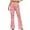Pink, variant on Jamsmile Womens Flare Pants Ladies Casual Sports Comfortable Ladies Floral Print Gym Fitness Trousers Stretch Workout Pants