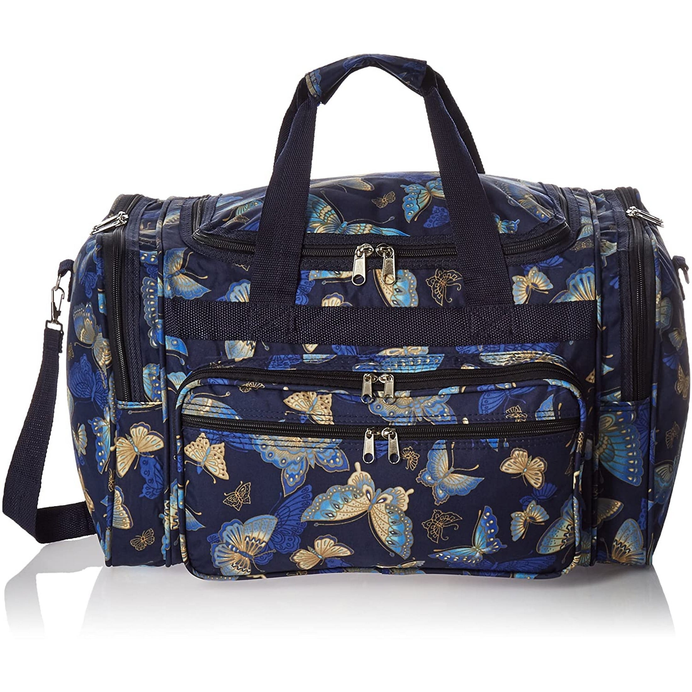 CalBags Animal Prints 19-inch Duffel Bag, Gold Butterflyy - Walmart.com