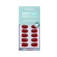 thumbnail image 3 of Press On Nails BtartBox Short Red Gel Fall con pegamento para uñas, 16 segundos, 3 of 7