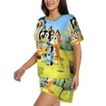 thumbnail image 2 of Lsque Bluey Women's Short-Sleeved Pajama Set - 2 Piece Soft and Lightweight Sleepwear Set-4X-Large, 2 of 9