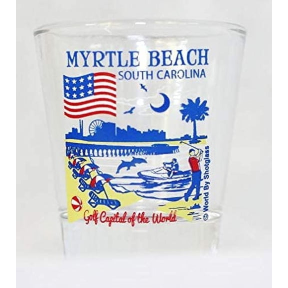 Myrtle Beach South Carolina Great American Cities Collection Shot Glass