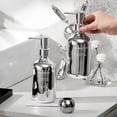thumbnail image 1 of Fiudx Ofertas Flash Artículos En Oferta Elegante Dispensador De Champú Y Acondicionador, Modernas Botellas De Jabón De Ducha De 17 Oz Con Bomba Y Etiquetas, Dispensadores De Gel De Baño Fáciles De Re, 1 of 7
