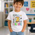 thumbnail image 3 of Godmerch Second Grade Shirt for Kids Cute Pencil Number 2 Back to School Graphic T Shirt, 3 of 6