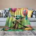 thumbnail image 6 of Baby Yoda Blanket Flannel Soft Blanket CouchCustom Bedding for Room for Christmas Birthdas (30"x40") Style, 6 of 7