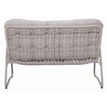 thumbnail image 5 of HOQBN 2-Seat Outdoor Patio Loveseat, All-Weather PE Rattan Wicker Chair with Soft Cushions & Metal Frame for Porch, Balcony, Garden, 5 of 7