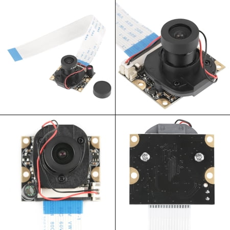 Round Board Camera Module Camera Module For Raspberry Pi,5 Million Pixels Night Camera Module ...