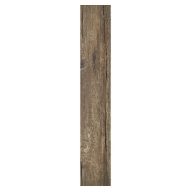 Ergode Sterling Saddle 6x36 Tablones de piso de vinilo autoadhesivos de 1,2 mm - 10 tablones/15 pies cuadrados Ergode STP1.2SD10-VV