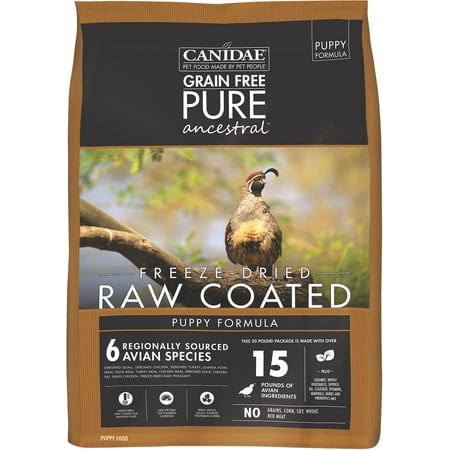 CANIDAE PURE ANCESTRAL RAW COATED DRY DOG FOOD