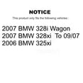 thumbnail image 2 of CMX Front Rear Disc Brake Rotors Kit for Car BMW 328i 328xi 325xi K8-101468, 2 of 8