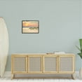 thumbnail image 2 of Rising Sun Seaside Beach Morning Coastal Photograph Black Framed Art Print Wall Art, 2 of 7
