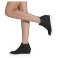 thumbnail image 2 of Dream Pairs Women’s Platform Wedge Sneakers Ankle Booties, 2 of 5