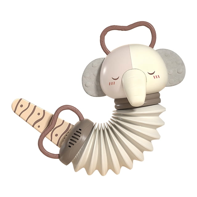 Animal Accordion Musical Toy for Babies, Pull-Apart Sensory Instrument with Soft Sounds, Early Learning for Ages 6+ Months