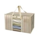 thumbnail image 2 of Bolsa organizadora de mudanzas de tejido de polietileno verde de gran capacidad | Asas de mano gruesas | Almacenamiento plegable, lavable y reutilizable | Doble protección contra mareas para mantener, 2 of 5