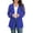Blue, variant on VBVC Women's Sheer Chiffon Long Sleeve Cardigan , Lightweight Cover Up For Women,Ladies' Open Front Top with Pockets,Black,S-3XL