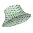 thumbnail image 2 of Disketp Cute Crocodile Print Reflective Bucket Hat Beach Hat Summer Travel Sun Hats Fisherman Cap, 2 of 8