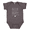 Charcoal, variant on Unisex Infant Hello Daddy Bodysuit, Blue, Newborn, 1-Piece