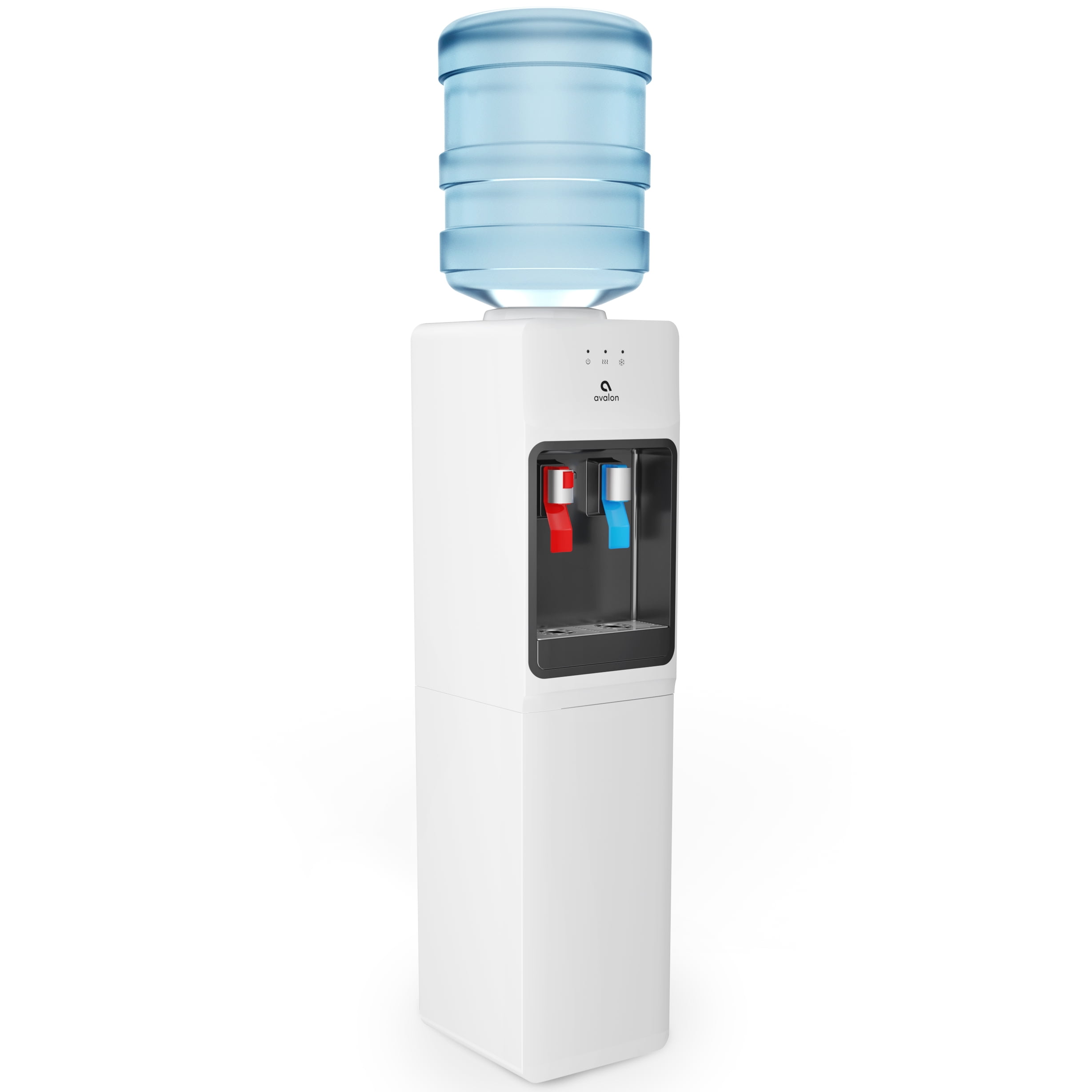 5 Gallon Freestanding Top Loading Hot/Cold Water Cooler Dispenser w/Child Lock 