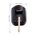thumbnail image 3 of OULII Welding Auto Darkening Hand Held Welding Mask Dark Maroon 1Set, 3 of 8