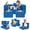 Blue, variant on QuzyAor 39" Modular Kids Play Couch, 5-Piece Velvet Toddler Foam Sofa, Foldable Convertible Play Chair for Boys Girls Playroom Bedroom, Dark Gray