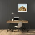 thumbnail image 3 of Russell, Charles M. 30x26 White Modern Wood Framed Museum Art Print Titled - Riding Line, 3 of 4