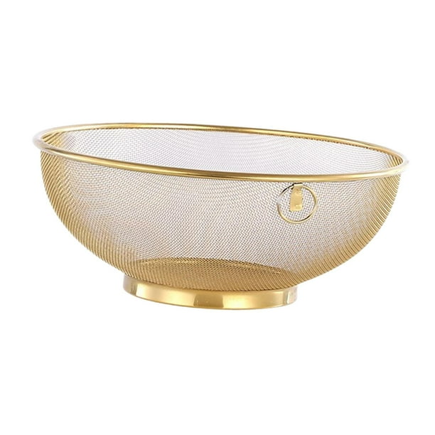 Colador para lavar arroz Colador de alimentos Colador Tamiz de arroz Suministros de cocina Lavado oro