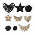 thumbnail image 4 of 9 Uds bolas de ratán colgantes de corazones y estrellas BLESIY, 4 of 8