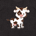 thumbnail image 4 of Inktastic Cute White Holstein Cow with Brown Spots Women's Plus Size T-Shirt, 4 of 5