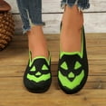 thumbnail image 2 of Amzcrzy Zapatos de mujer,Zapatos de mujer,Zapatillas de mujer, Zapatos planos para mujer, mocasines de malla con estampado de Halloween, zapatos transpirables con suela de espuma suave. Sandalias Muj, 2 of 8