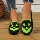 thumbnail image 2 of Amzcrzy Zapatos de mujer,Zapatos de mujer,Zapatillas de mujer, Zapatos planos para mujer, mocasines de malla con estampado de Halloween, zapatos transpirables con suela de espuma suave. Sandalias Muj, 2 of 8