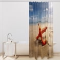 thumbnail image 2 of Starfish Waterproof Printed Shower Curtain Set with Hooks - Bathroom Decoration, 2 of 6