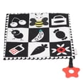 thumbnail image 3 of Manta De Seguridad Para Bebé, Manta Calmante Para Bebé, Piel De Melocotón De Poliéster, Cómoda Para Entrenar Las Habilidades Cognitivas Del Bebé Para Regalo Cergrey Abeja, 3 of 8