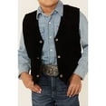 thumbnail image 3 of Scully 2002-19-L Leather Kids Vest - Black Boar Suede- Large, 3 of 3