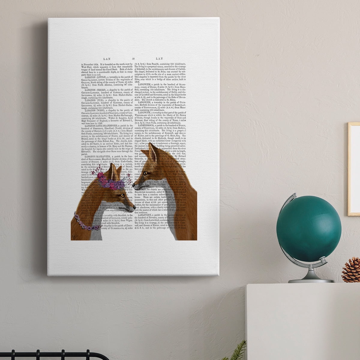 Fox Lovers Premium Gallery Wrapped Canvas - Ready to Hang