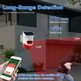 thumbnail image 3 of Amdohai Tuya WiFi Solar Powered Wireless Infrared Motion Sensor Detector Strobe Siren 120dB Alarm Waterproof PIR Sensor, 3 of 8
