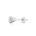 thumbnail image 2 of SuperJeweler 2 Carat Total Weight Colorless Lab Grown Diamond Stud Earrings In 14K White Gold For Women, 2 of 6
