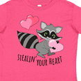 thumbnail image 4 of Inktastic Stealin' Your Heart Cute Raccoon Boys or Girls Toddler T-Shirt, 4 of 5