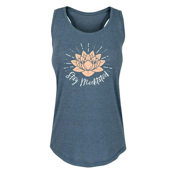 Instant Message - Stay Meditated - Women's Racerback Tank