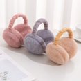 thumbnail image 3 of Cache-oreilles d'Hiver Chauds Portables Pliables hamburger Cache-Oreilles Coréens Extérieurs Garçons et Filles Cache-Oreilles en Peluche Cache-Oreilles, 3 of 6